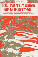 The Many Moods of Christmas SATB Choral Score cover Thumbnail
